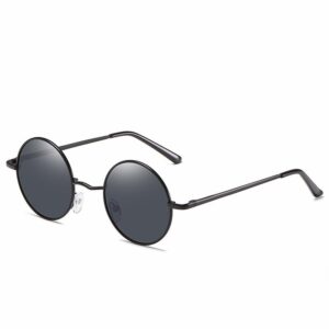 Lunettes de soleil polarisées rétro anti-UV. Lunettes de soleil rondes