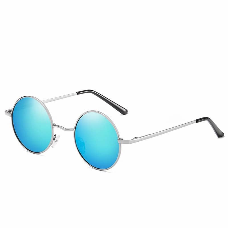 Lunettes de soleil polarisées rétro anti-UV. Lunettes de soleil rondes – Image 3