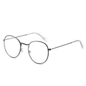 Lunettes à monture métallique pour femmes. Lunettes optiques vintage anti-lumière bleue. Lunettes métalliques simples Oculos. Lunettes de luxe