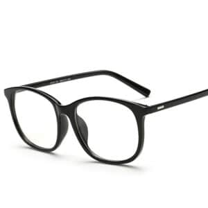 Lunettes  à monture plate de style retro. Lunettes d’étudiant pour hommes et femmes