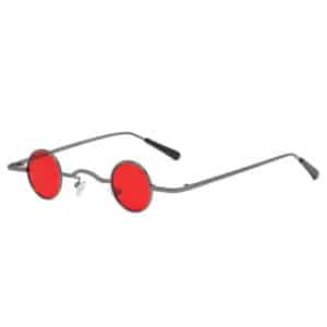 Lunettes de style littéraire de niche. Lunettes de soleil rétro à monture ronde