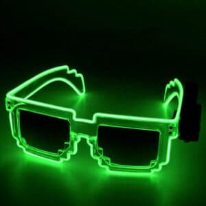 Lunettes de soleil lumineuses mosaïques à la mode