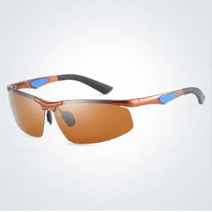 Lunettes de soleil polarisées en alliage d’aluminium et de magnésium pour hommes