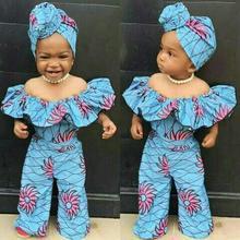 2 pièces. Ensemble de tenue africaine pour enfants et filles. Tenue de fêtes pour filles