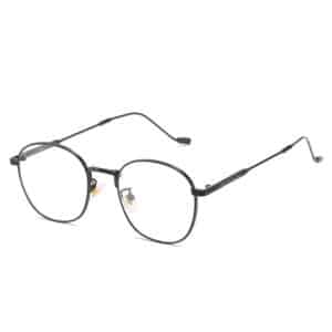 Lunettes anti-lumière bleue pour femmes. Lunettes optiques pour myopie. Monture métallique Lunettes classiques pour hommes. Lunettes rétro pour ordinateur