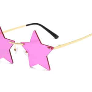 Lunettes de soleil sans monture à la mode