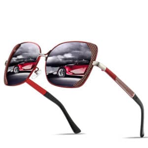 Lunettes de soleil polarisées à la mode pour femmes. Lunettes de conduite à monture classique