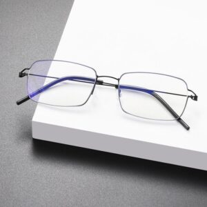 Lunettes presbyopiques légères en titane pour hommes