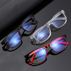 Lunettes anti-lumière bleue à la mode