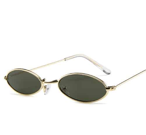 Lunettes de soleil elliptiques et en métal. Lunettes de personnalité pour hommes et femmes – Image 5