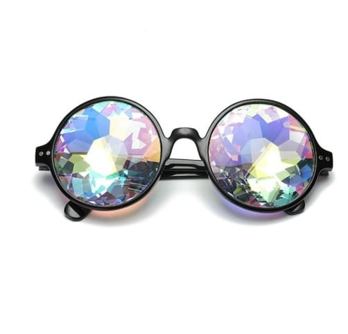 Lunettes de couleur Kaleidoscope de style tendance pour hommes et femmes