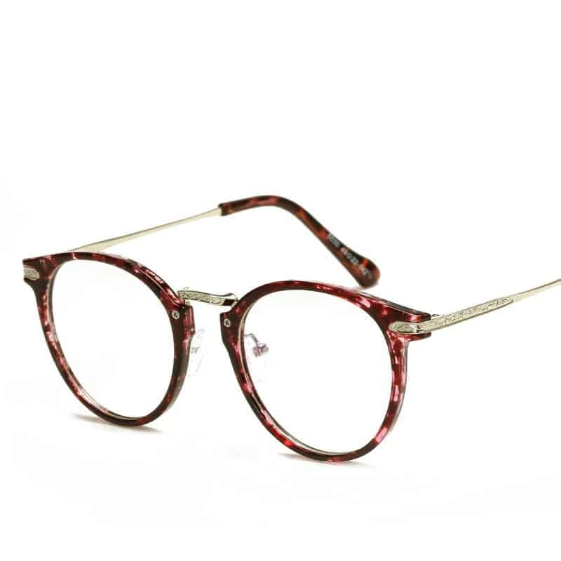 Lunettes rétro à monture ronde à la mode pour hommes et femmes – Image 3