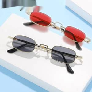 Lunettes de soleil hip-hop Lunettes de soleil colorées et tendances à la mode pour hommes et femmes