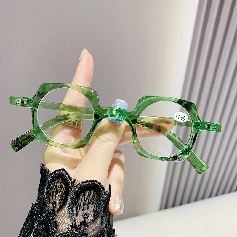 Lunettes presbyopiques à monture rétro anti-lumière bleue. Vieilles lunettes de lecture pour hommes – Image 4