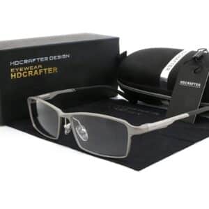 HDCRAFTER TR90 17 g Monture de lunettes légère Myopie Hypermétropie. Montures de lunettes de vue. Monture de lunettes de lecture transparente pour hommes