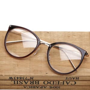 Lunettes à monture ronde à la mode