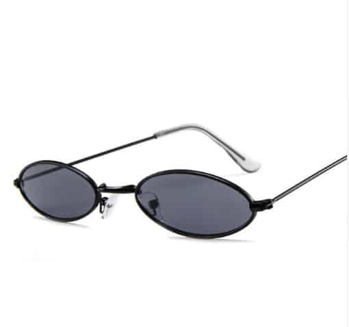 Lunettes de soleil elliptiques et en métal. Lunettes de personnalité pour hommes et femmes – Image 7