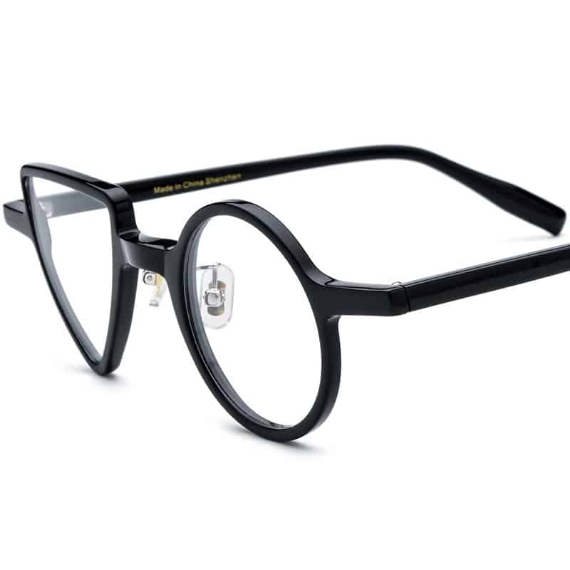 Lunettes à cadre rond et triangulaire à la mode pour hommes et femmes – Image 2