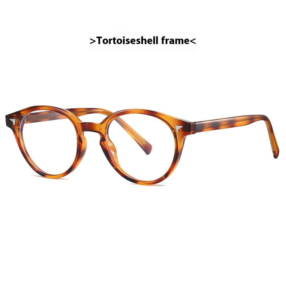 Lunettes à monture à rivet de style rétro anti lumière bleue – Image 6