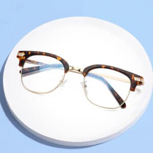 Lunettes de style vintage anti-radiation bleue à la mode pour hommes et femmes