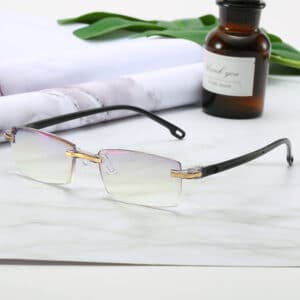 Lunettes de lecture à zoom automatique et anti-lumière bleue