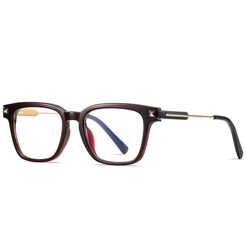 Monture de lunettes anti-lumière bleue pour homme en métal – Image 10