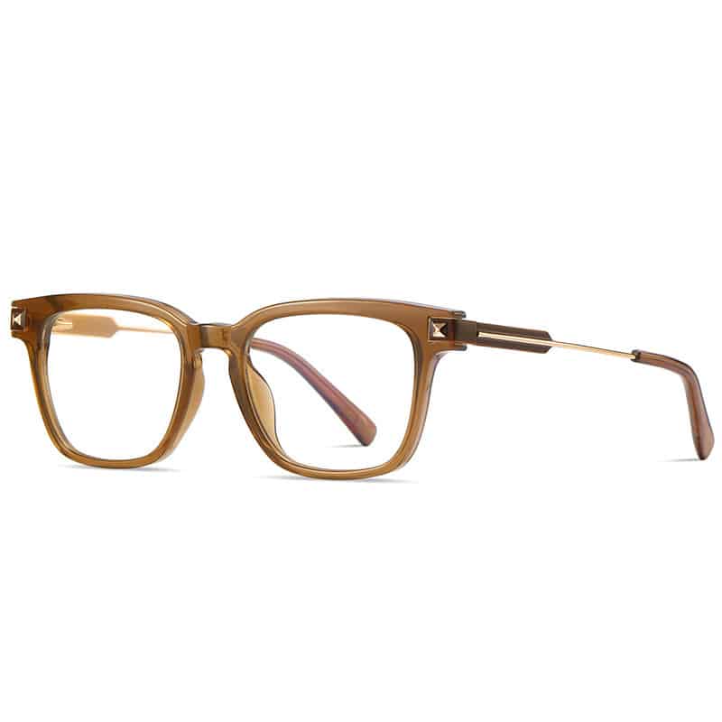 Monture de lunettes anti-lumière bleue pour homme en métal – Image 5