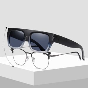 Lunettes de vue pour myopie, verres polarisés, pour hommes