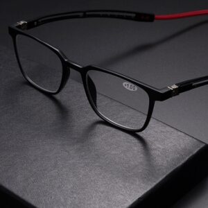 Lunettes de lecture Tr90 à cordon, antidérapantes, multifonctionnelles, sportives, verres légers, pliables