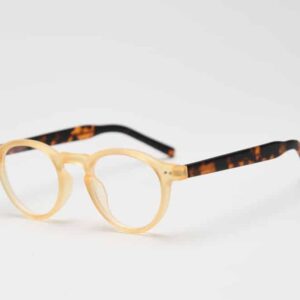 Lunettes de myopie à plaque rétro à la mode pour hommes et femmes