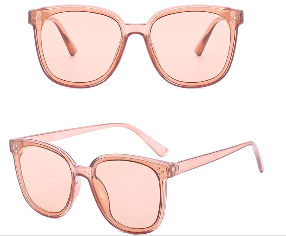Lunettes de soleil rectangulaires pour femmes. Lunettes de soleil carrées sans bord – Image 5