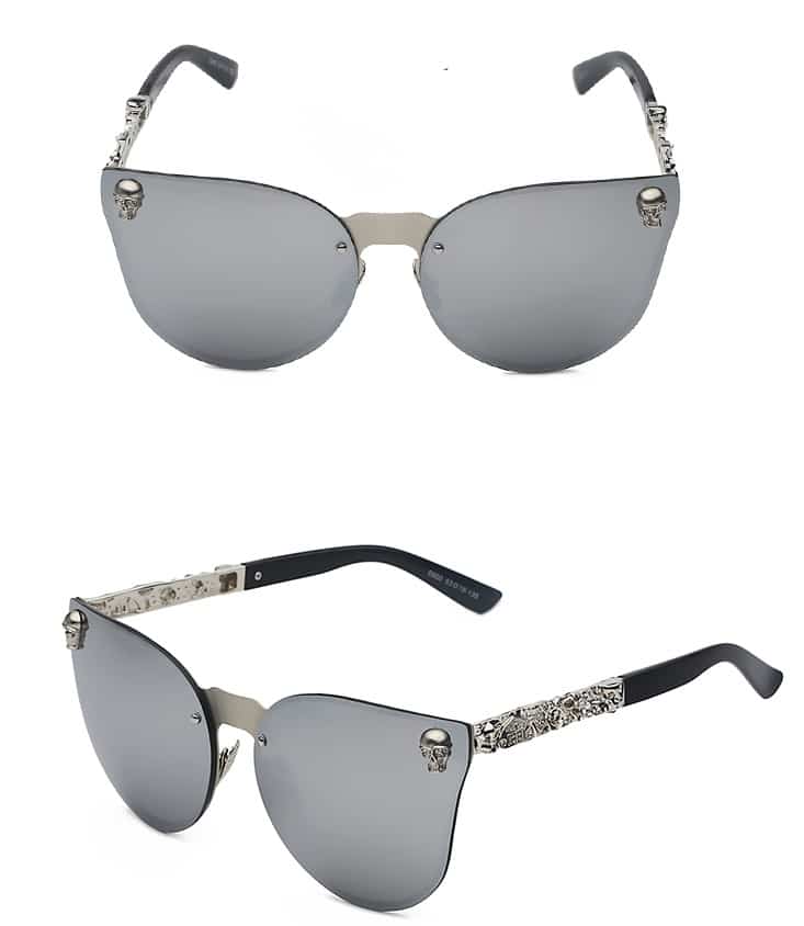 Lunettes de soleil réfléchissantes gothiques pour hommes et femmes – Image 3