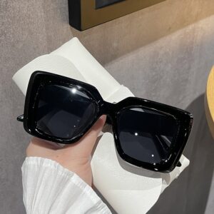 Lunettes de voyage à grand cadre classique à la mode