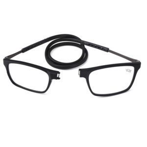 Lunettes presbyopes pliables à col suspendu avec aimant en silicone anti-perte