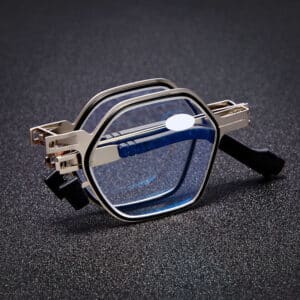 Lunettes de lecture pliables en acier inoxydable