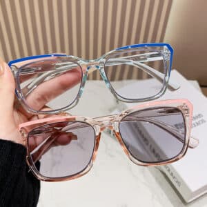 Lunettes de lecture avancées à changement de couleur multi-focus