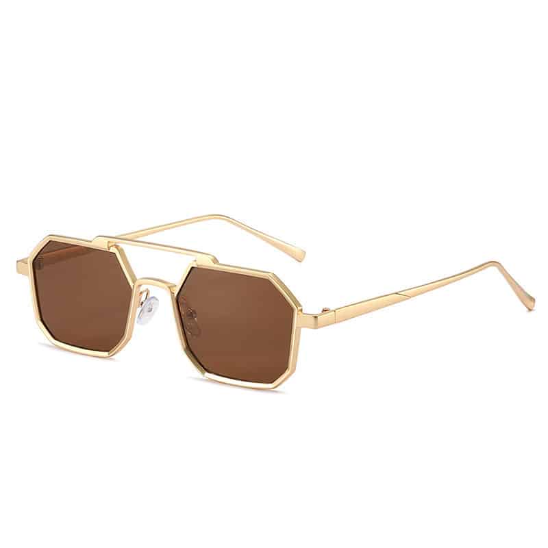 Lunettes de mode à monture géométrique pour hommes et femmes – Image 3