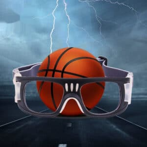 Lunettes de protection anti-explosion pour le sport de basketball