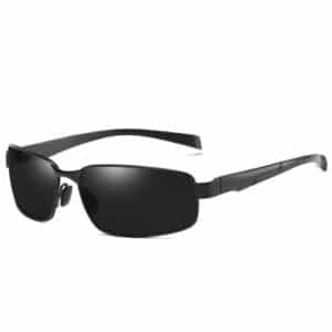 Lunettes de conduite de nuit anti-reflets en aluminium. Lunettes anti-éblouissements