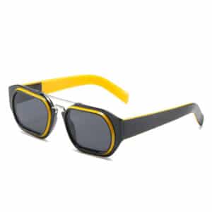 Lunettes carrées en film de cuivre