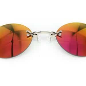 Lunettes de soleil rétro et en métal pour hommes et femmes