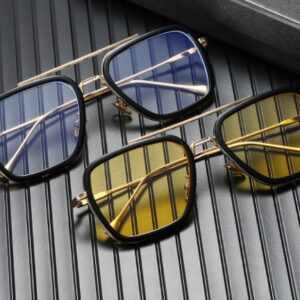 Lunettes à cadre plat rétro pour hommes et femmes