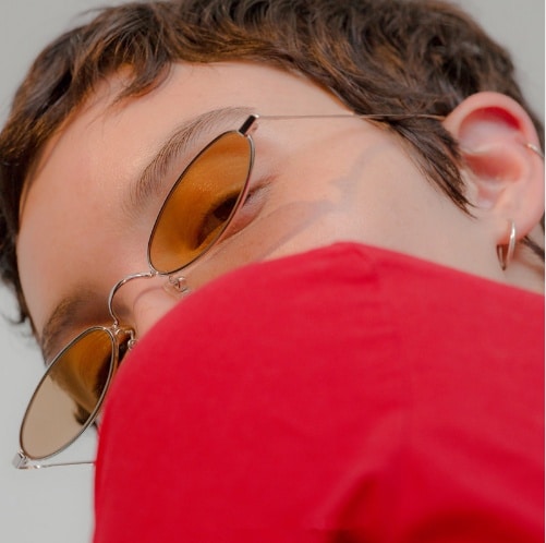 Lunettes de soleil elliptiques et en métal. Lunettes de personnalité pour hommes et femmes – Image 3