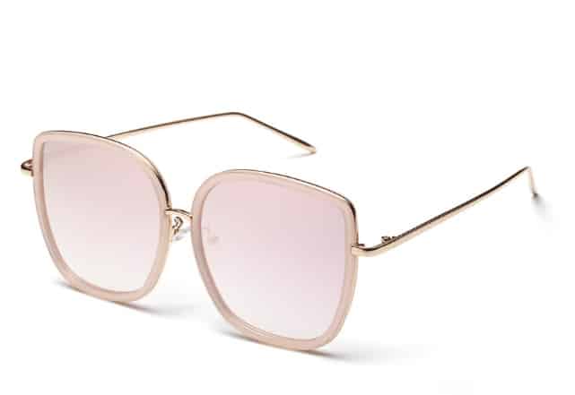 Lunettes de soleil carrées avec monture transparente pour femmes. Lunettes de soleil vintage – Image 3