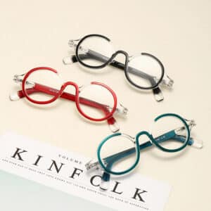 Lunettes de presbytie personnalisées à cadre rond
