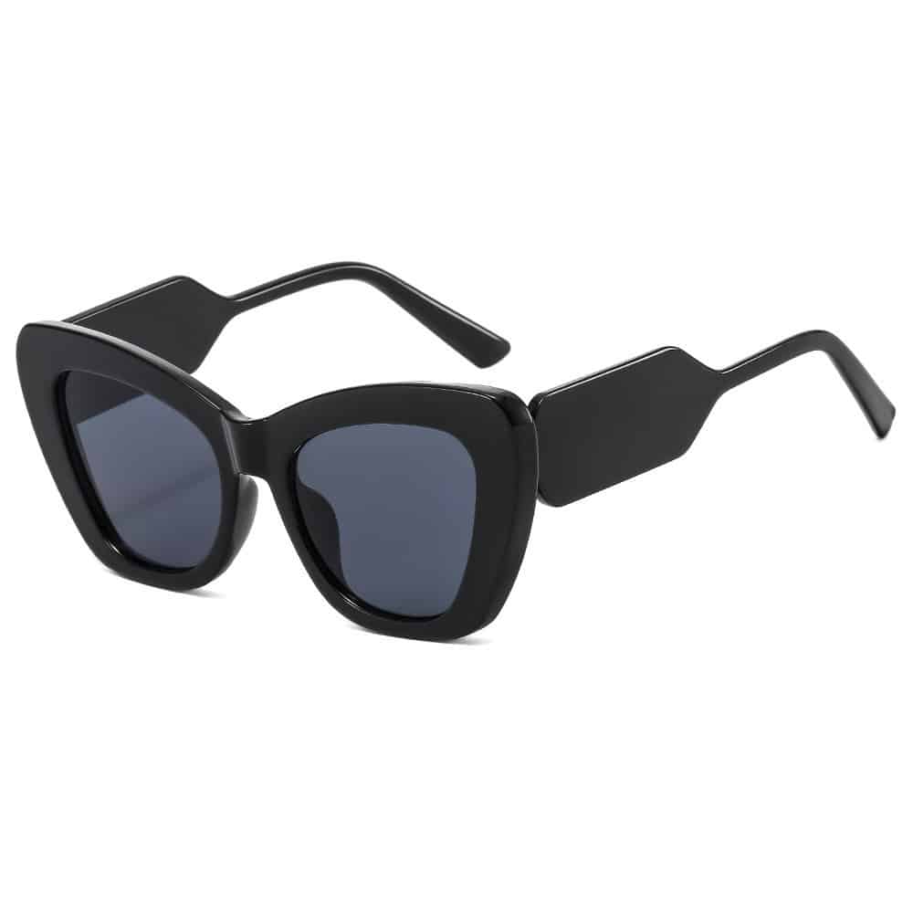 Lunettes de soleil à contraste et de couleur unie – Image 5