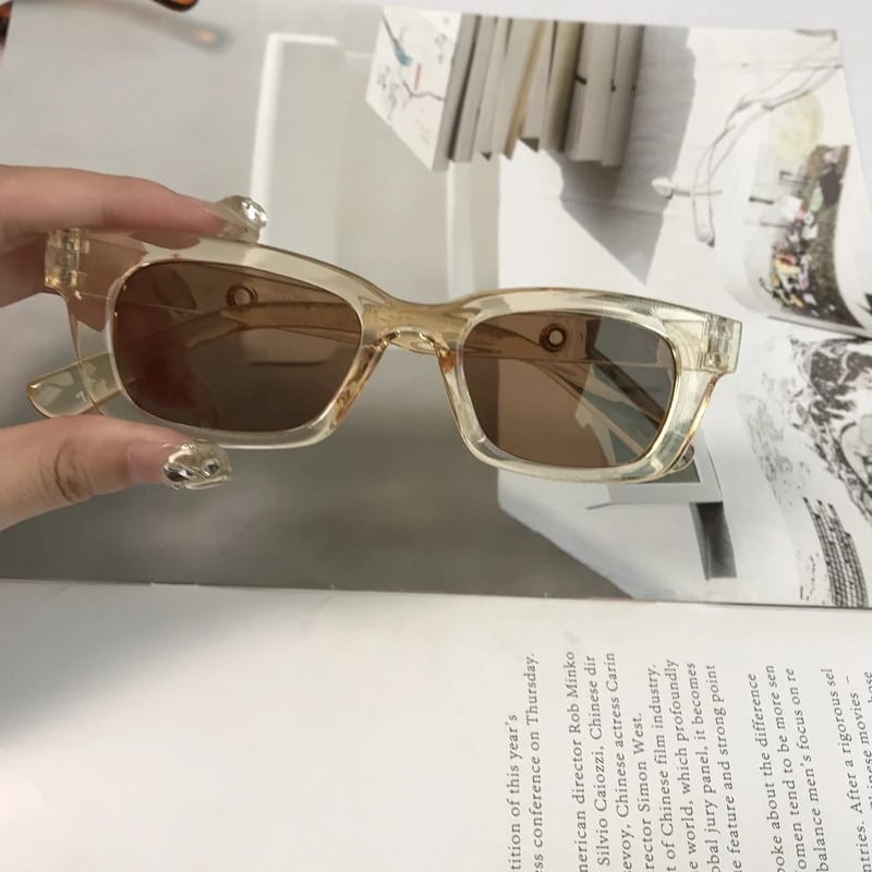 Lunettes de soleil carrées pour hommes et femmes