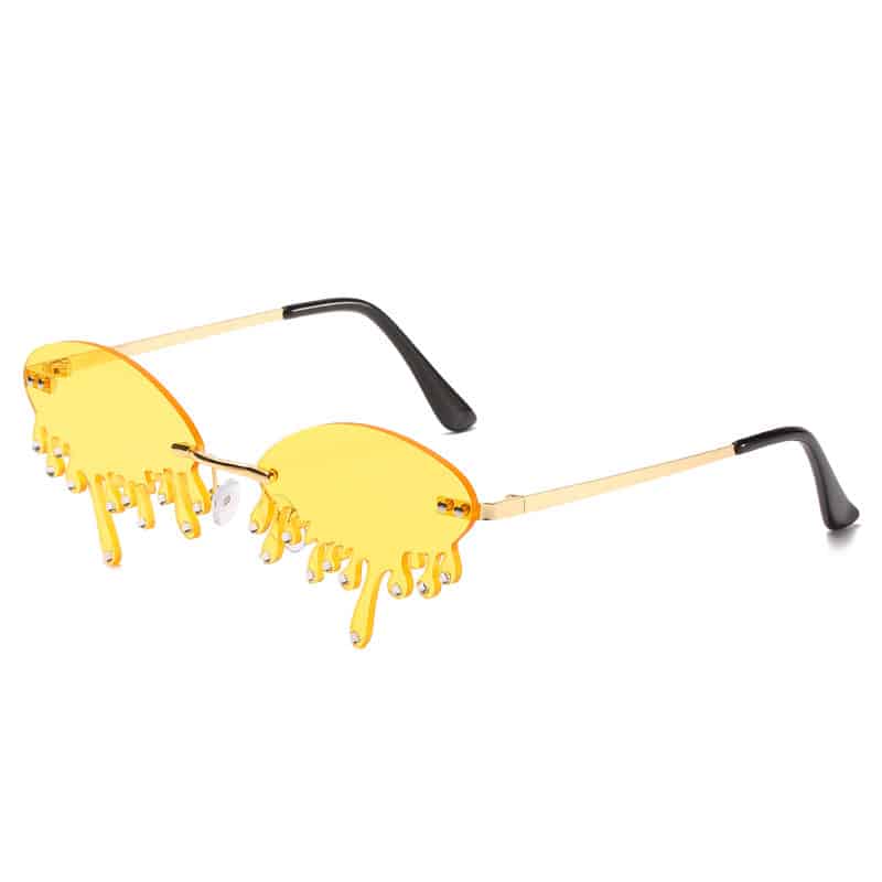 Lunettes de soleil en forme de larme de personnalité