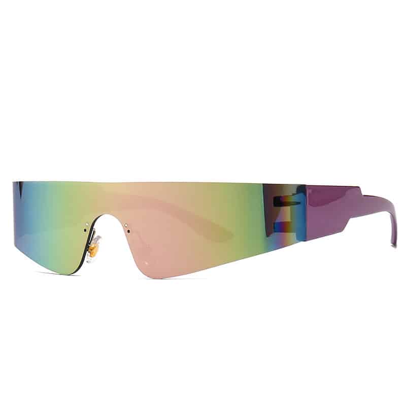 Lunettes de mannequin monobloc à dessus plat à la mode pour femmes – Image 7