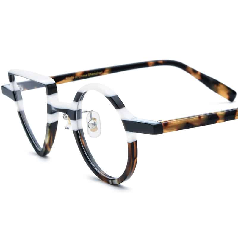 Lunettes à cadre rond et triangulaire à la mode pour hommes et femmes – Image 3